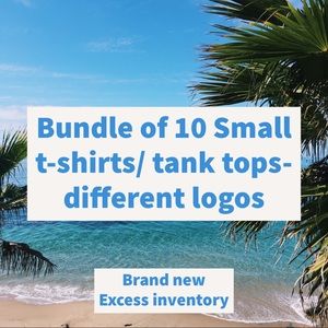 Bundle of 10 Small t-shirts/tank tops